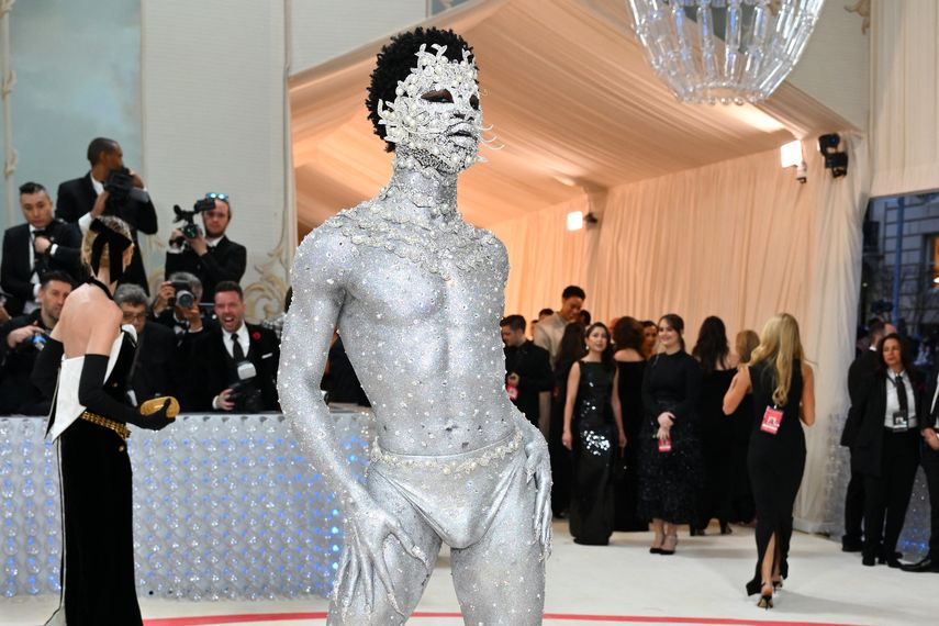 Lil Nas X en la Met Gala 2023 Lil Nas X en la Met Gala 2023