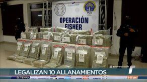 Allanamientos realizados mediante Operación Fisher fueron legalizados