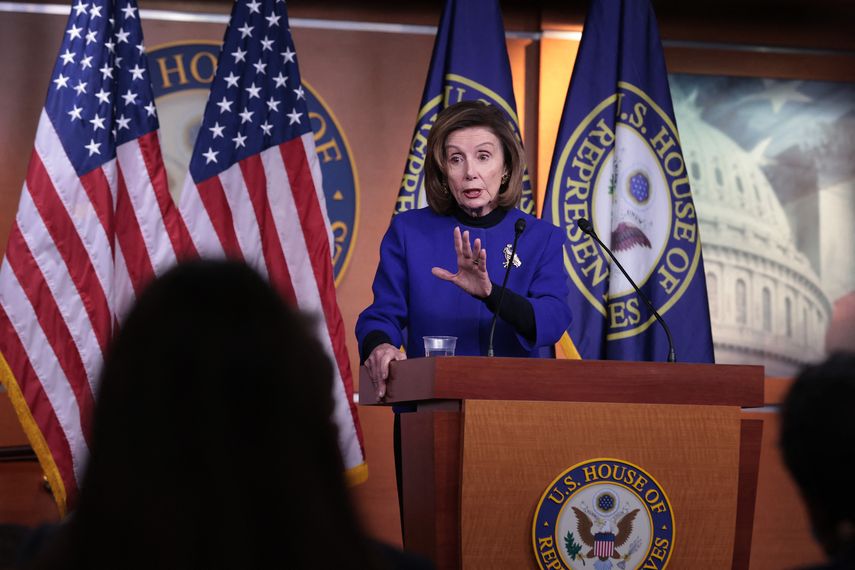 La presidenta de la Cámara de Representantes de Estados Unidos