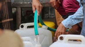 Trabajos de mantenimiento por el IDAAn en la planta potabilizadora de El Valle