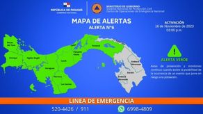 SINAPROC declara alerta amarilla SINAPROC declara alerta amarilla