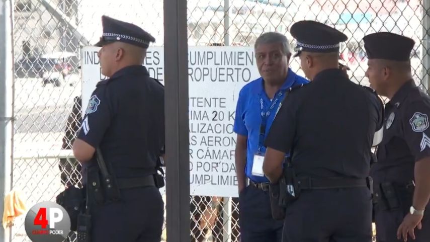 Ricardo Martinelli: Refuerzan la seguridad del Aeropuerto de Albrook para su viaje a Nicaragua.