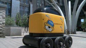 El robot repartidor llega a China
