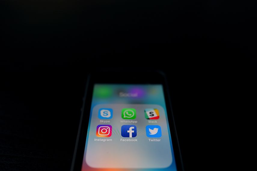 Aplicaciones de redes sociales.