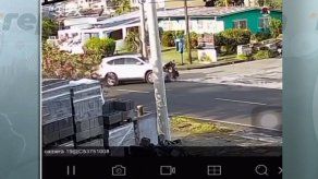 Aparatoso accidente entre motorizado y conductor en San Miguelito