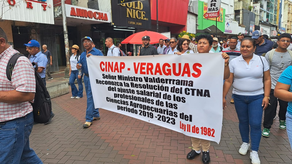 Profesionales de Ciencias Agropecuarias marchando hacia la presidencial para exigir ajuste salarial al MIDA Profesionales de Ciencias Agropecuarias marchando hacia la presidencial para exigir ajuste salarial al MIDA