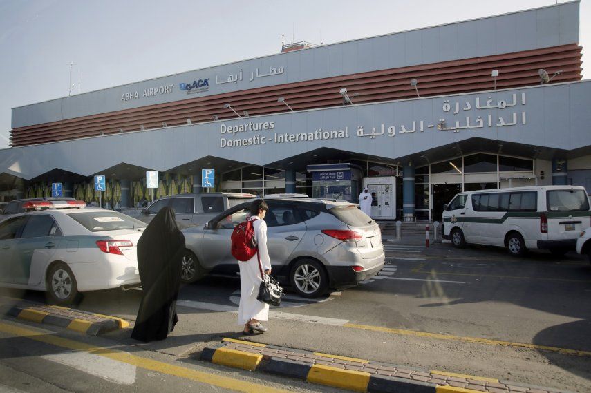 El dron que hizo el ataque en&nbsp; un aeropuerto en el suroeste de Arabia Saudí