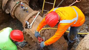 Trabajos de alcantarillados en Parque Lefevre