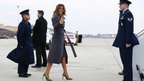 Melania Trump en gira para campaña de bienestar infantil