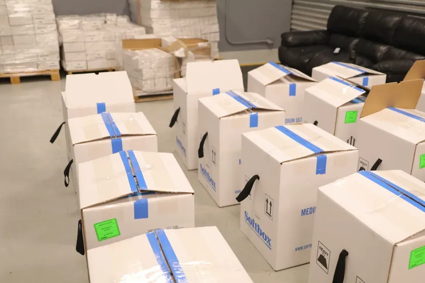 Cajas de dosis de la vacuna bivalente