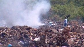 El vertedero contamina los manglares en Las Tablas