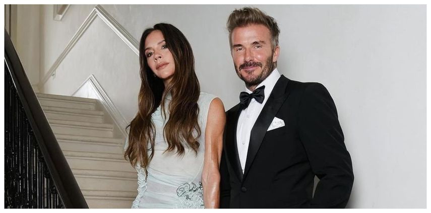 Victoria y David Beckham