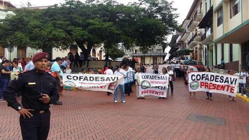 Afectados por dietilenglicol protestan en el parque 9 de enero, piden reunise con Varela