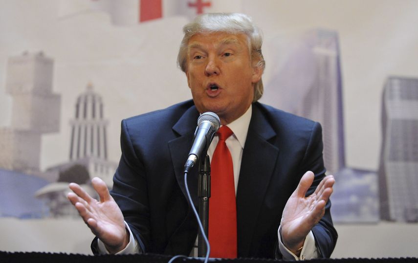 El expresidente de EE. UU. Donald Trump﻿.