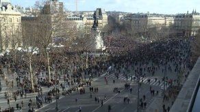 Marea humana en París