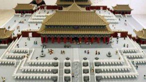 Más de 500 mil piezas de Lego para recrear la Ciudad Prohibida de Pekín