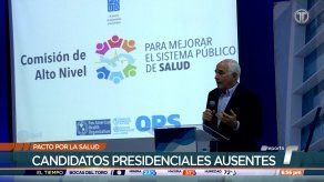 Candidatos presidenciales ausentes en acto de firma del Pacto por la Salud