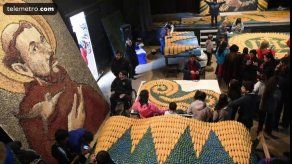 Paraguay prepara un altar para el papa de maíz Paraguay prepara un altar para el papa de maíz