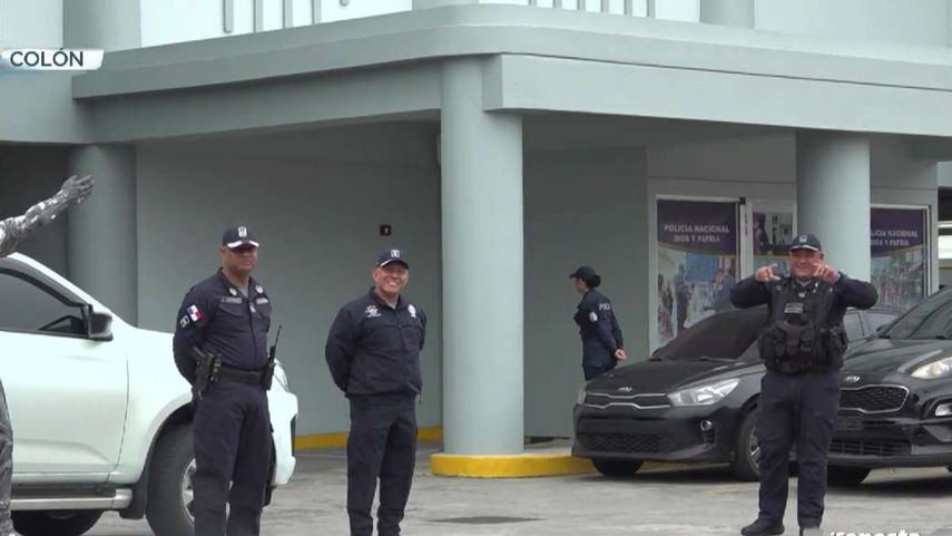 Policía Nacional designa a Ermógenes Arguelles como nuevo jefe de seguridad en Colón.