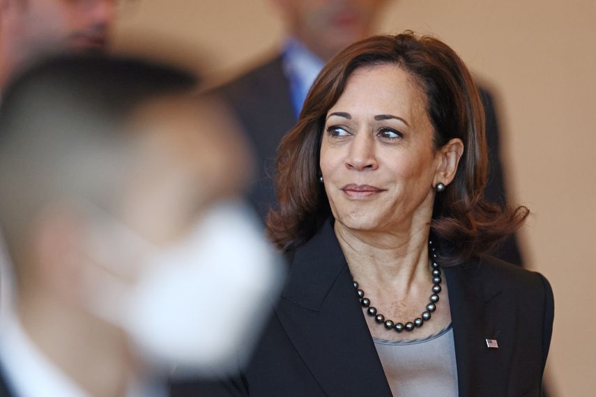 La vicepresidenta estadounidense Kamala Harris.