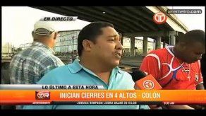 Inicia décimo día de protestas en Colón por rechazo a Ley 72