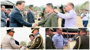 Frank Ábrego sale del Senafront con la Orden Vasco Núñez de Balboa y otros reconocimientos del gobierno