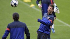 Messi se ejercita con normalidad a 24 horas de semis ante el Bayern