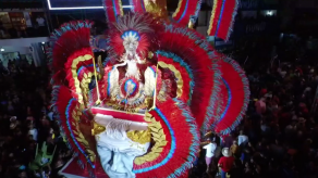 Punta Fogón Unido presentó un carro alegórico inspirado en la Roma Antigua