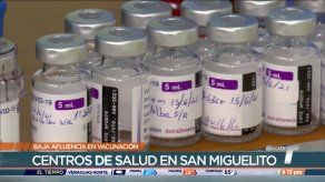 Baja asistencia de personas para vacunación contra influenza y COVID-19 en San Miguelito