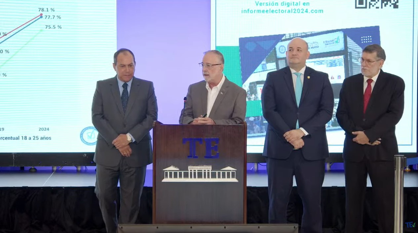 Magistrados presentan informe de las elecciones 2024