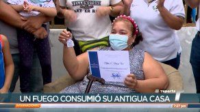 Entregan casa remodelada a familias afectadas por incendio en San Miguelito