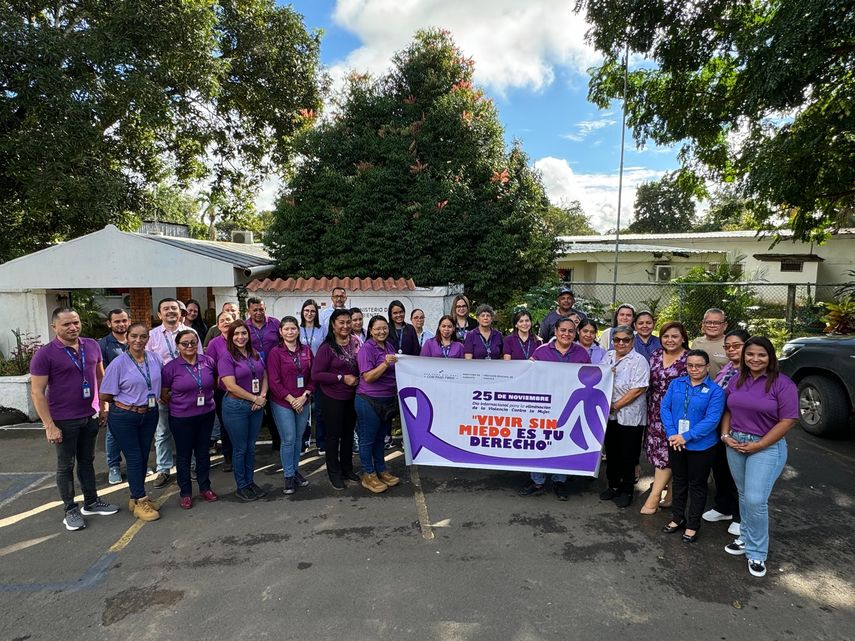 MiAMBIENTE en Chiriquí promueve conciencia contra la violencia hacia la mujer.