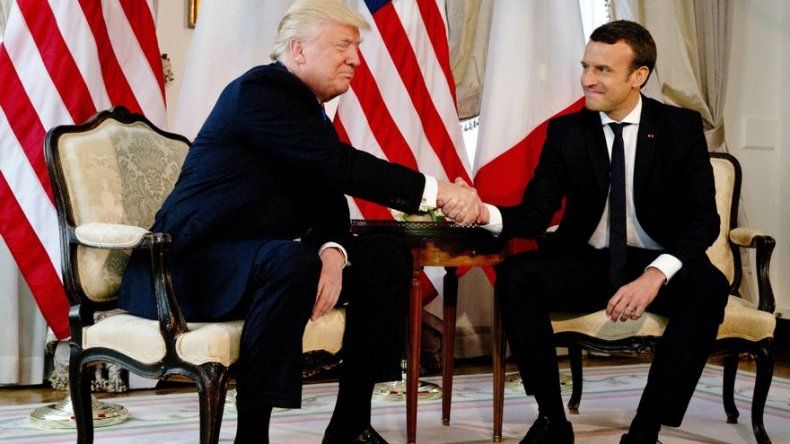 Trump hablará con Macron de terrorismo y otras cosas