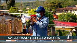 Dirigente comunitaria organiza la recolección de basura en Caminos de Omar