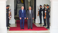 José Raúl Mulino recibe al presidente de Alemania, Frank-Walter Steinmeier. José Raúl Mulino recibe al presidente de Alemania, Frank-Walter Steinmeier.