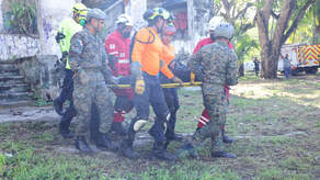 Así inició el Simulacro Regional contra Desastres Naturales.