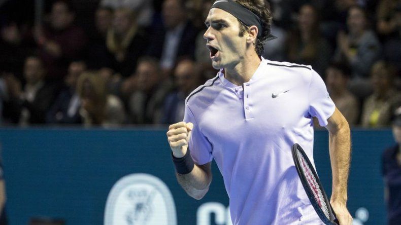Federer doma a Del Potro en la final de Basilea
