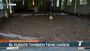 Se reportan afectaciones Quijé de Natá tras fuertes lluvias