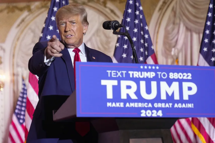 Trump publica primer mensaje en Facebook y YouTube desde el 2021.