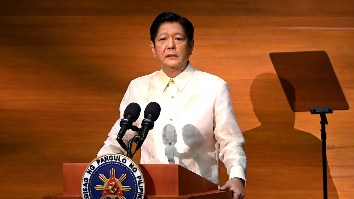 El presidente de Filipinas Ferdinand Marcos Jr.
