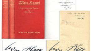 Mein Kampf firmados por Hitler serán rematados