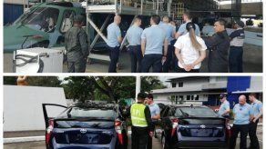 Estamentos de seguridad inspeccionan helicóptero y vehículos que usará  el papa Francisco