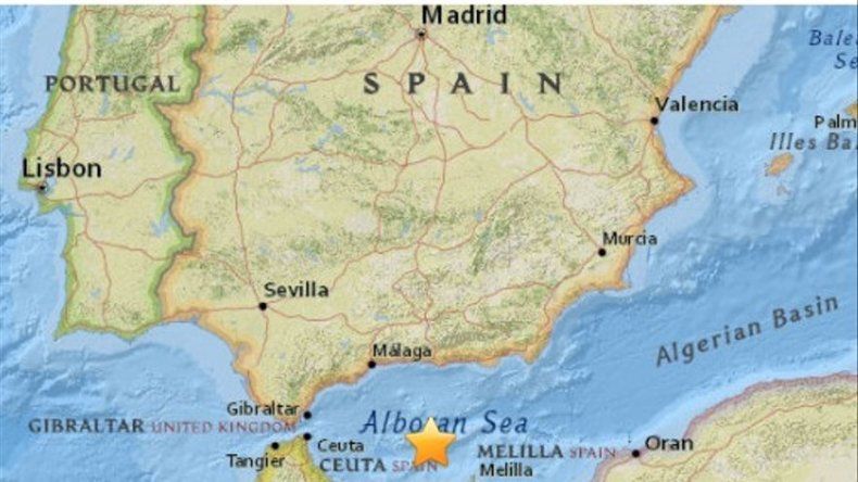 Sismo de magnitud 6,3 en el Mediterráneo entre Marruecos y España