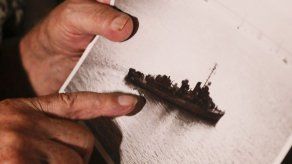 Encuentran la popa de barco de EEUU hundido hace 75 años