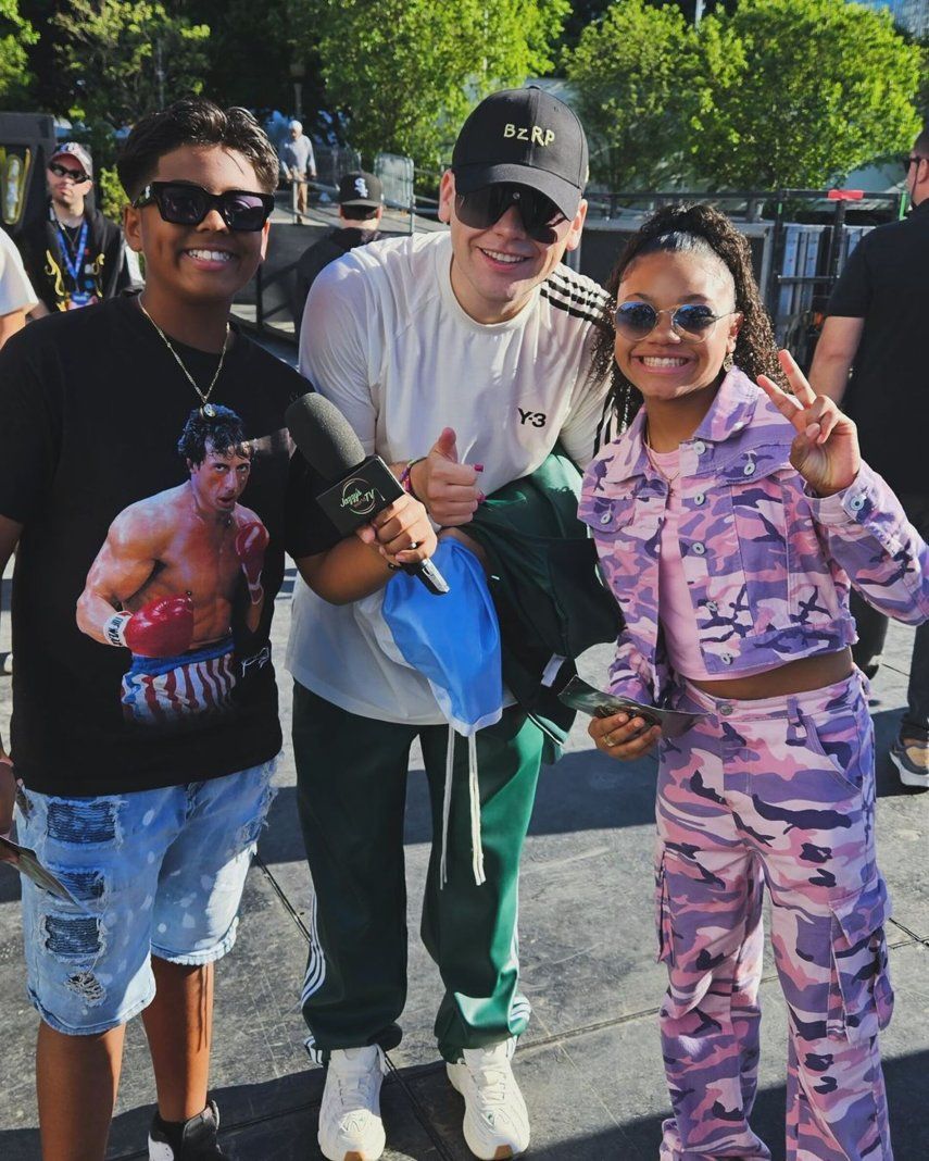 Jazlyn Guerra entrevista a Bizarrap y él reconoce el talento panameño