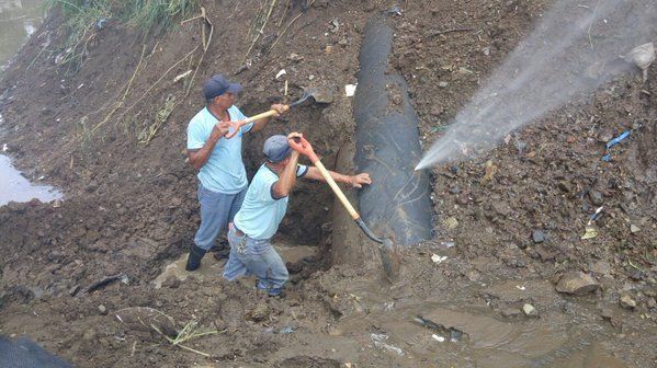 Suministro de agua se afecta en Brisas del Golf y otros sectores por daño