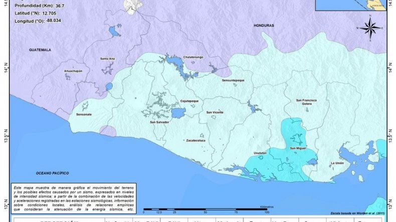 Sismo de magnitud 5,9 sacude El Salvador sin que se reporten víctimas