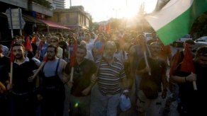 Miles de personas protestan en Ramala contra el genocidio en Gaza