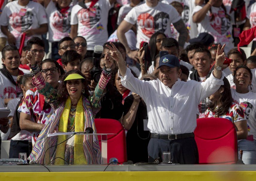 El presidente de Nicaragua