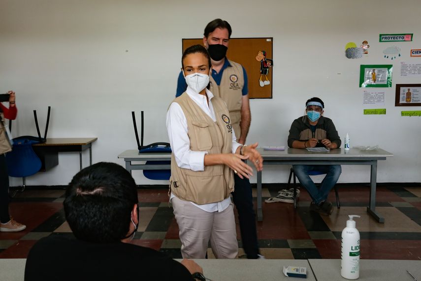 Lla exvicepresidenta panameña Isabel Saint Malo agradeció a Luis Almagro la designación para esta Misión Observadora Electoral de la OEA.